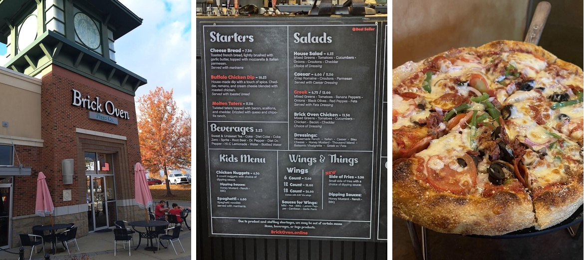 Brick Oven Pizza Co. Menu